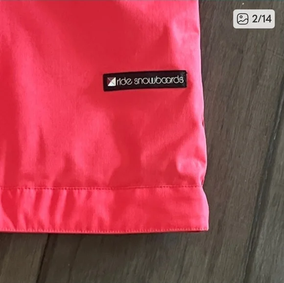 Ride Snowboards Coral Pink Ski and Snowboard Pants - Size Large - Picture 2 of 14